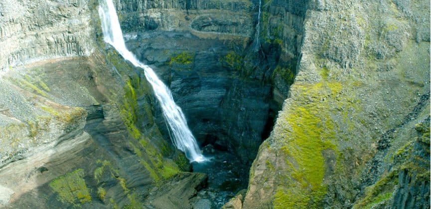 Háifoss waterfall
